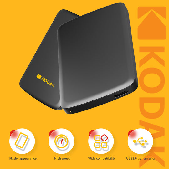 KODAK portable external hard drive P150 USB3.0, high-speed transmission, stable and durable, suitable for backup and storage Frontier General Hardware