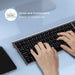 SeenDa Thin 2.4G Wireless Keyboard for Laptop Desktop Scissors Switch Keyboard for Windows Mac OS Full Size 109 Keys Keyboard|Keyboards