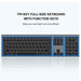 SeenDa Thin 2.4G Wireless Keyboard for Laptop Desktop Scissors Switch Keyboard for Windows Mac OS Full Size 109 Keys Keyboard|Keyboards