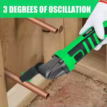 HILDA Variable Speed Multifunctional Swing Tool Power Tools 3 ° Oscillating Tool Electric Trimmer With Bag And Blades 6-speed