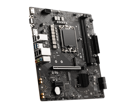 MSI PRO H610M DDR4 Motherboard LGA1700 Micro ATX Supports 12th 13th Gen Intel CPUs M2 SATA Frontier General Hardware