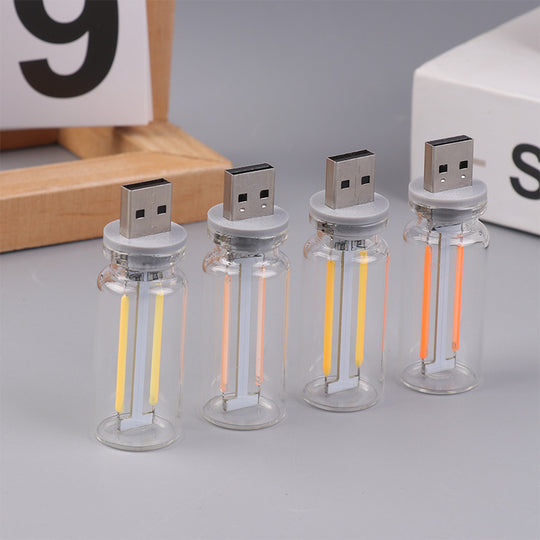 Retro USB LED Filament Bulb Touch Dimming 5V Edison Style Night Light Camping Decorative Lighting Frontier General Hardware