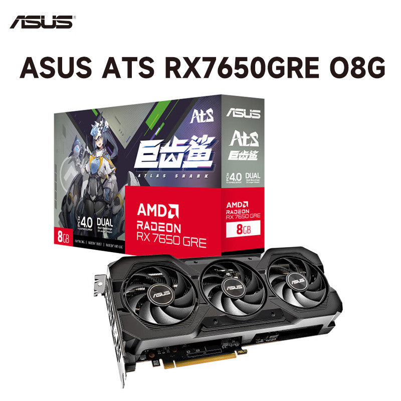 General Graphics ASUS Graphics Card ATS RX7650GRE O8G Graphics Card AMD Video Memory 2K