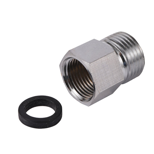 M18 To One Half Inch And Three Quarter Inch Male Thread Adapter Nickel Plated Copper 18mm Female Connector Frontier General Hardware