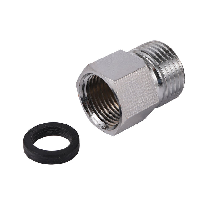 M18 To One Half Inch And Three Quarter Inch Male Thread Adapter Nickel Plated Copper 18mm Female Connector Frontier General Hardware