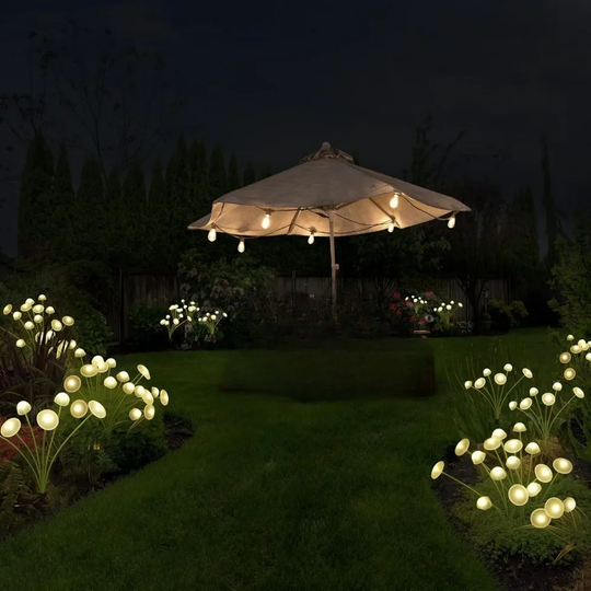 Solar 6LEDS Jellyfish Lights Mushroom Lights Solar Ground Plug Atmosphere Lights Garden Decoration Lights Lawn Lights Frontier General Hardware