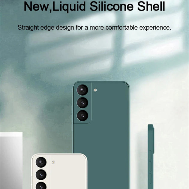 Luxury Liquid Silicone Case For Samsung Galaxy S25 S24 S23 S22 S21 S20 FE Plus Note 10 20 A52 A71 A51 A72 A70 A50 Frontier General Hardware