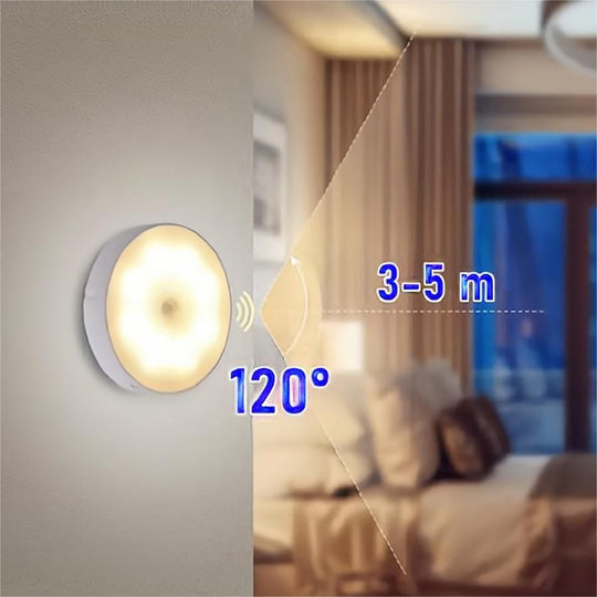 Motion Sensor Light Led USB NightLights Rechargeable Lamp for Bedroom Staircase Hallway Wardrobe Cupboard Lighting Frontier General Hardware