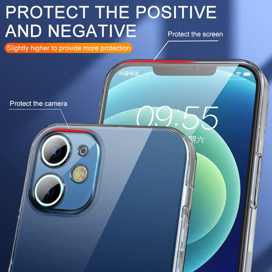 Ultra Thin Clear Phone Case For iPhone 11 12 13 14 15 16 Pro X XR XS Max Mini 7 8 Plus SE Silicone Soft Transparent Back Cover Frontier General Hardware