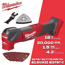 MILWAUKEE M18 FMT M18 FUEL™ Brushless Cordless Oscillating Durable Multi-Tools 18V Lithium Power Tools 2836-20