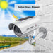 Solar Power Dummy Camera Security Waterproof Fake Camera Outdoor Indoor Bullet LED Light Monitor CCTV Surveillance Camera|Surveillance Cameras - Frontier General Hardware