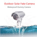 Solar Power Dummy Camera Security Waterproof Fake Camera Outdoor Indoor Bullet LED Light Monitor CCTV Surveillance Camera|Surveillance Cameras - Frontier General Hardware