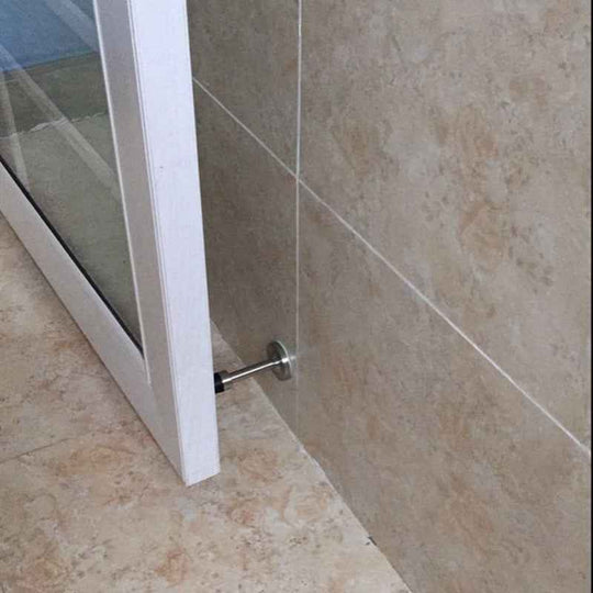 Stainless steel sticker door stopper with rubber door protector for bedroom kitchen office living room school door protector|door stopper|stainless steel door stopperdoor stopper stainless