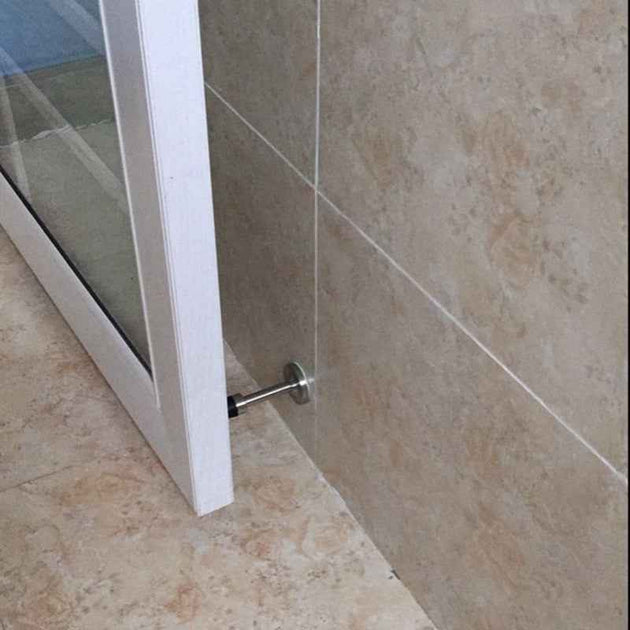 Stainless steel sticker door stopper with rubber door protector for bedroom kitchen office living room school door protector|door stopper|stainless steel door stopperdoor stopper stainless