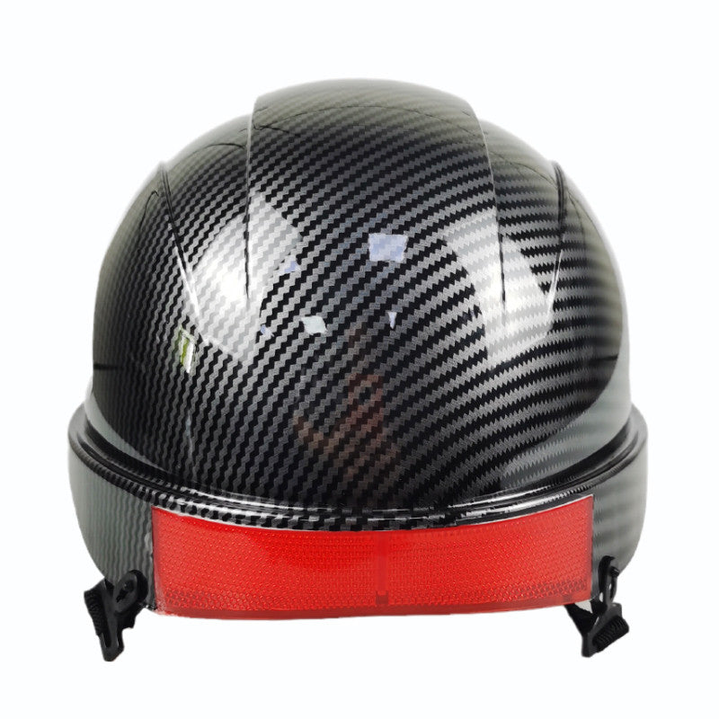 ABS Hard Hat Carbon Fiber Pattern Safety Helmet For Construction Engineering And Rescue With Reflective Surface Frontier General Hardware