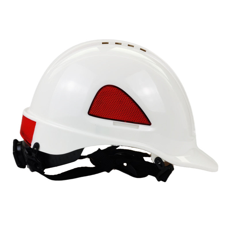 ABS Hard Hat Carbon Fiber Pattern Safety Helmet For Construction Engineering And Rescue With Reflective Surface Frontier General Hardware