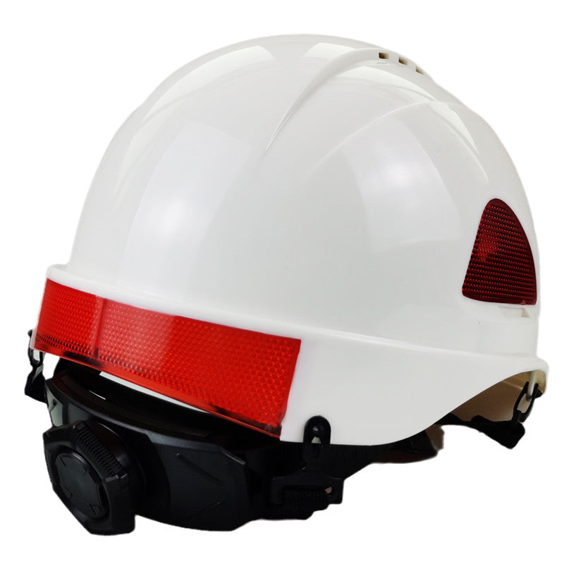 ABS Hard Hat Carbon Fiber Pattern Safety Helmet For Construction Engineering And Rescue With Reflective Surface Frontier General Hardware