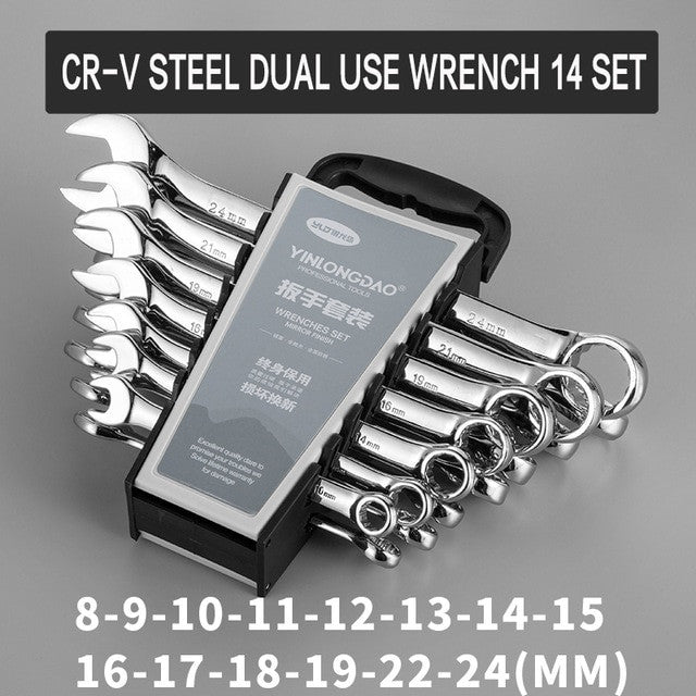 Torx Wrench Combination Wrench High Carbon Steel Combination Spanner Chrome Plated Metric Size for Auto Repairing Tools|Wrench - Frontier General Hardware