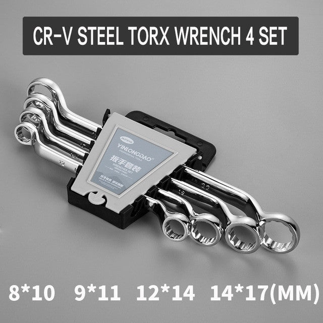 Torx Wrench Combination Wrench High Carbon Steel Combination Spanner Chrome Plated Metric Size for Auto Repairing Tools|Wrench - Frontier General Hardware