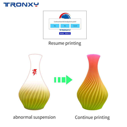 Tronxy Hot 3D Printer X5SA 2E Double Feeding Port One Extrusion Head Full Aluminium Frame Kit Big Printing Size 330*330*400mm|3D Printers