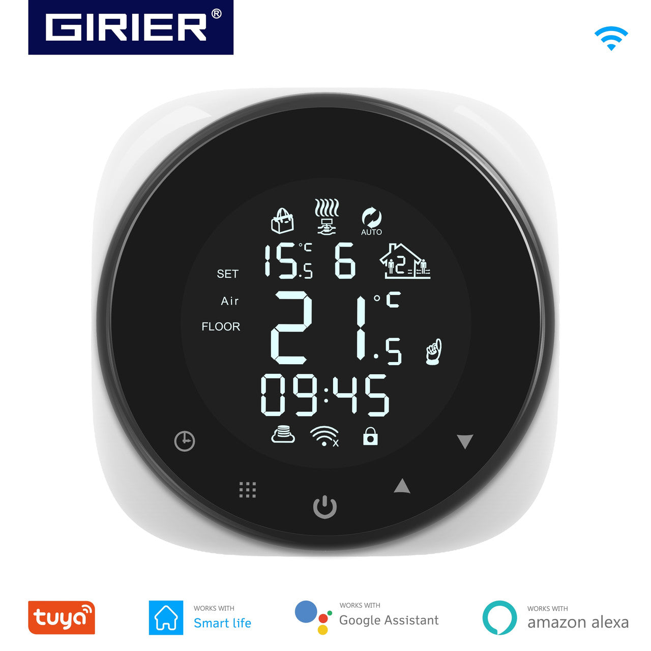 Tuya Smart Wifi Thermostat Temperature Controller for Water/Electric Floor Heating/Water Gas Boiler Works with Alexa Google Home|Smart Temperature Control System - Frontier General Hardware
