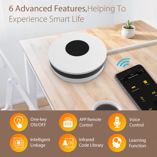 Tuya Universal Smart WiFi IR Hub Remote Controller With Smart Life App Control Compatible With Alexa And Google Home Frontier General Hardware