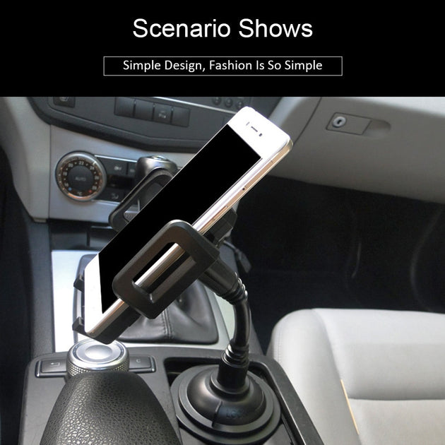 Universal Car Cup Holder Stand for Phone Adjustable Drink Bottle Holder Mount Support for Smartphone Mobile Phone Accessories|Universal Car Bracket - Frontier General Hardware
