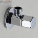 Universal G1/2 Thread Triangle Valve Plating Angle Valve Thickened Quick Opening Large Flow Filling Valves for Toilet Sink Water|chrome finished|bathroom productsbathroom basin - Frontier General Hardware