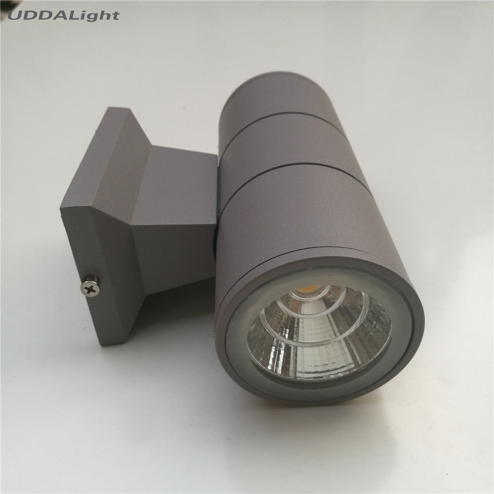 Up Down Outdoor Wall Light Black Gray 10W Waterproof 65 * 160mm Garden Porch Led Lamp Aluminum IP65|lamp outdoor|led outdoor lampled wall outdoor - Frontier General Hardware