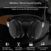 VIKEFON AptX Low Latency/LL Bluetooth 5.0 Headphones ANC Active Noise Cancelling Wireless Headset with Super HiFi Deep Bass 20H|Phone Earphones & Headphones