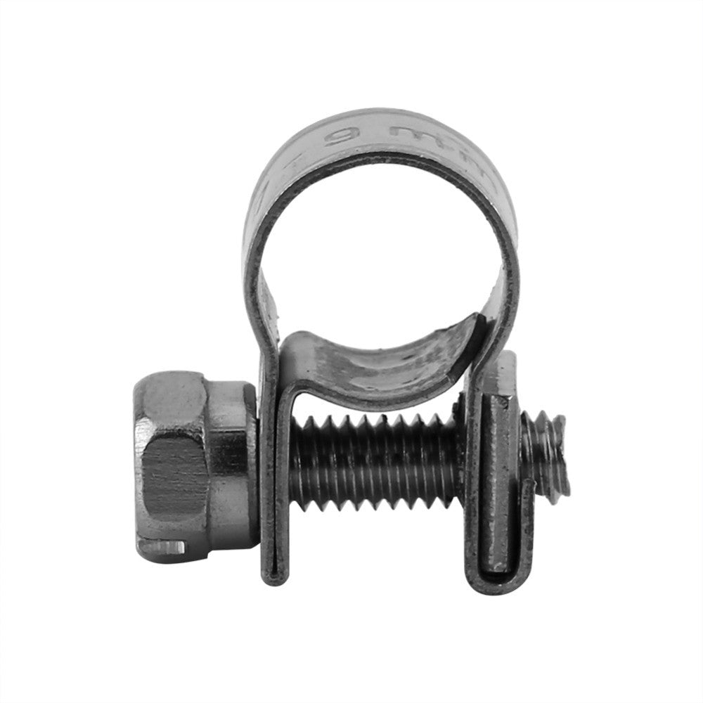 WALFRONT 10pcs/Lot Wire Hose Clamps Mini Fuel Line Pipe Hose Clips Stainless Steel Plumbing Fastener Tube Clip Tools Set 6 20mm|hose steel|clamp stainless steelpipe hose - Frontier General Hardware