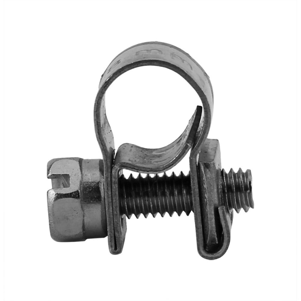 WALFRONT 10pcs/Lot Wire Hose Clamps Mini Fuel Line Pipe Hose Clips Stainless Steel Plumbing Fastener Tube Clip Tools Set 6 20mm|hose steel|clamp stainless steelpipe hose - Frontier General Hardware