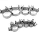 WALFRONT 10pcs/Lot Wire Hose Clamps Mini Fuel Line Pipe Hose Clips Stainless Steel Plumbing Fastener Tube Clip Tools Set 6 20mm|hose steel|clamp stainless steelpipe hose - Frontier General Hardware