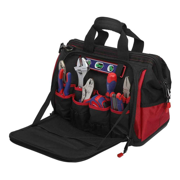 WORKPRO 16" Open Top Tool Storage Bag Multifunctional Heavy Duty Tool Bag Men Crossbody Bag for Tools|Tool Bags