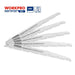 WORKPRO 230mm Saw Blades Wood Pruning Reciprocating Saw Blades Clean For Wood Fast Cutting (5 TPI) 5 Pack 9 inchx1.3x5T|Saw