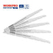 WORKPRO 230mm Saw Blades Wood Pruning Reciprocating Saw Blades Clean For Wood Fast Cutting (5 TPI) 5 Pack 9 inchx1.3x5T|Saw