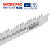 WORKPRO 230mm Saw Blades Wood Pruning Reciprocating Saw Blades Clean For Wood Fast Cutting (5 TPI) 5 Pack 9 inchx1.3x5T|Saw