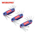 WORKPRO 24PC Folding Allen Key Set CRV Durable Hex Key Wrenches Inner Hexagon Screwdriver Portable Repair Tools Set|Wrench