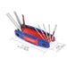 WORKPRO 24PC Folding Allen Key Set CRV Durable Hex Key Wrenches Inner Hexagon Screwdriver Portable Repair Tools Set|Wrench