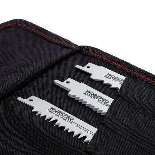 WORKPRO 32 Piece Reciprocating Saw Blade Set With Organizer Pouch For Wood And Metal Cutting Frontier General Hardware