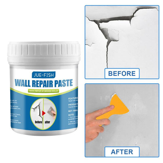 Waterproof Wall Repair Paste With Wall Mending Cream And Drywall Repair Paint For Peeling Cracks Holes Frontier General Hardware