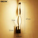 White/Black LED Wall Lamp lampada Bedroom Beside Wall Light Home Indoor Decoration Lighting Corridor Aluminum Wall Sconce|Wall Lamps