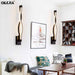 White/Black LED Wall Lamp lampada Bedroom Beside Wall Light Home Indoor Decoration Lighting Corridor Aluminum Wall Sconce|Wall Lamps