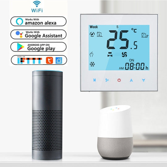WiFi Smart Thermostat For Electric Floor Heating And Water Gas Boiler Temperature Controller Google Home Alexa THP1000 Frontier General Hardware