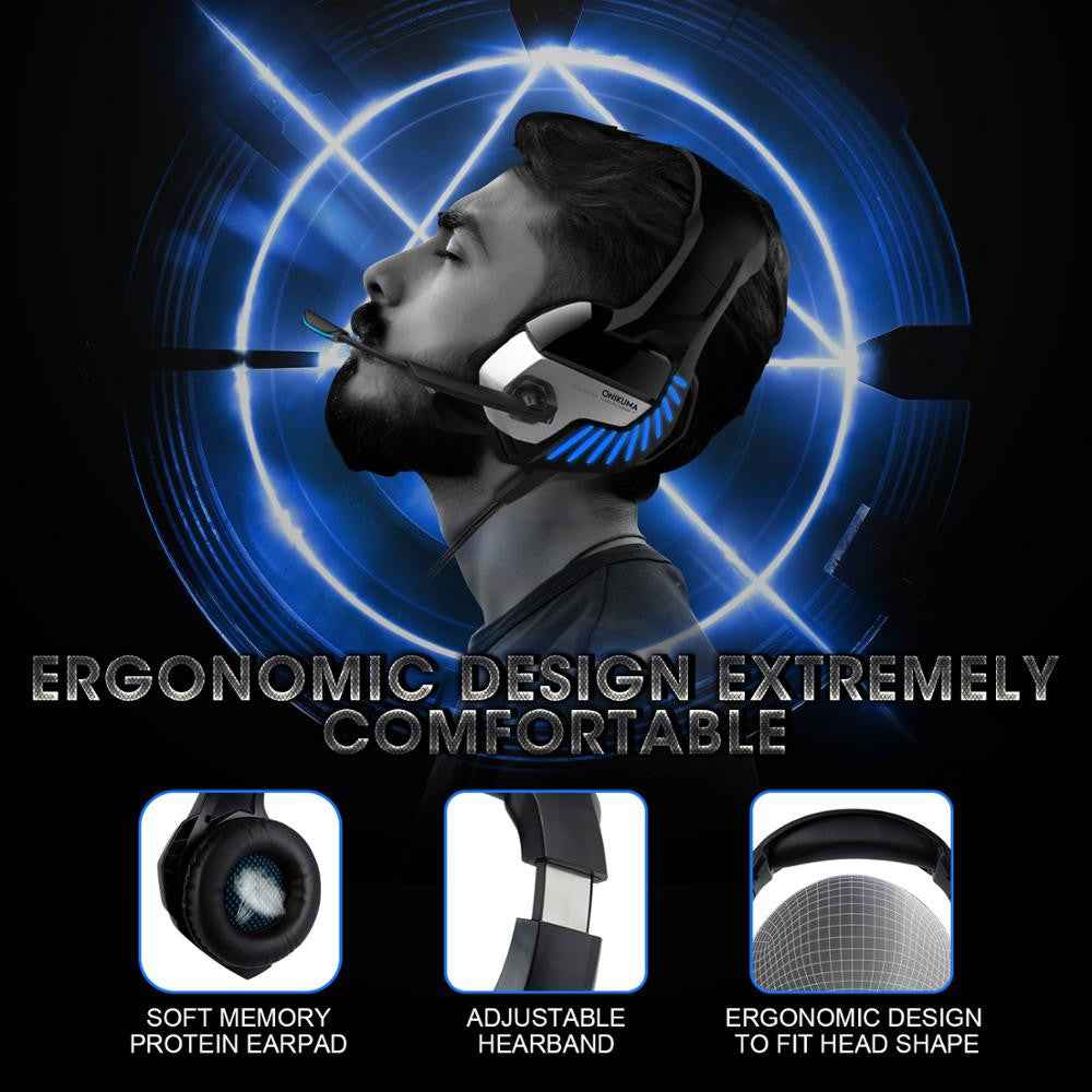 Wired Gaming Headphones Led Light Stereo USB Earphone Noise Canceling Gamer Headset With Microphone for Computer PS4 PC Xbox One|Headphone/Headset