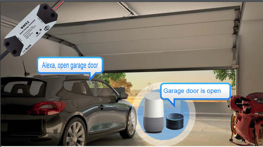 Wofea WiFi Garage Door Opener Controller Works With Alexa Google Home No Hub Required Smart Life Tuya App Control Remote Frontier General Hardware