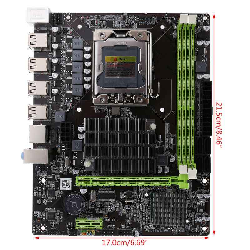 X58 LGA 1366 Motherboard Support REG ECC Server Memory and Xeon Processor - Frontier General Hardware