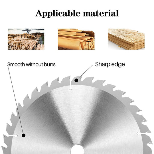 Multipurpose TCT Circular Saw Blade 185mm 80 Teeth Carbide Tipped Woodworking Cutting Disc Frontier General Hardware