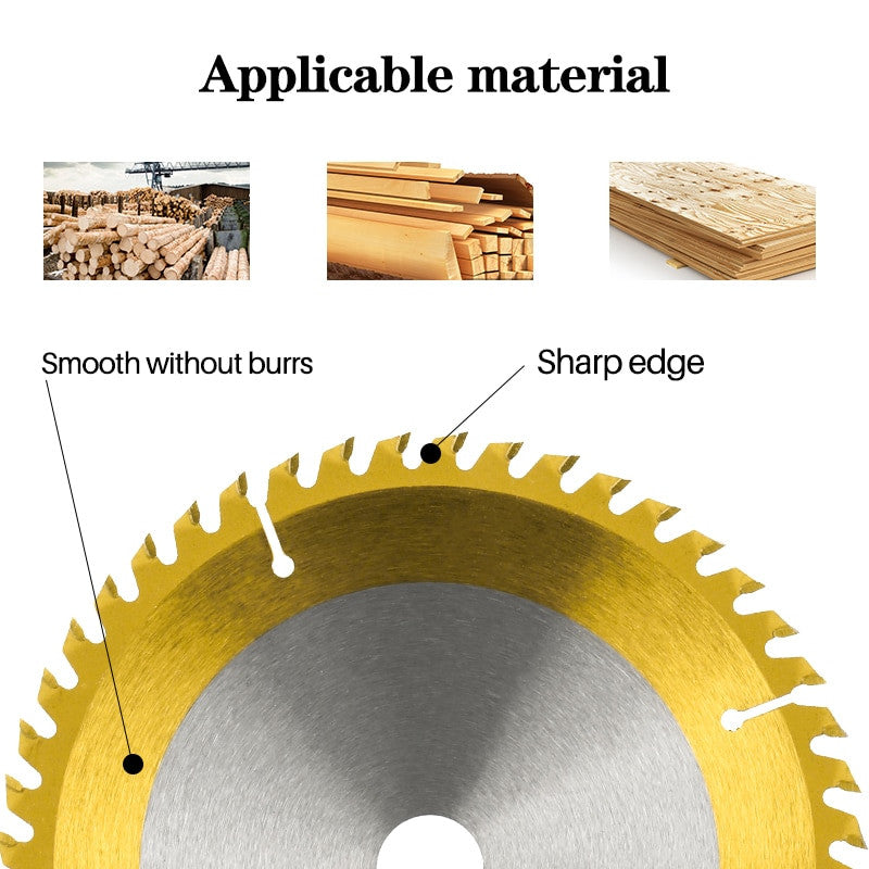XCAN 254 255mm TCT Titanium Coated Carbide Circular Saw Blade For Wood PVC Cutting Discs With Triple Chip Grind Frontier General Hardware