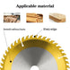 XCAN 254 255mm TCT Titanium Coated Carbide Circular Saw Blade For Wood PVC Cutting Discs With Triple Chip Grind Frontier General Hardware